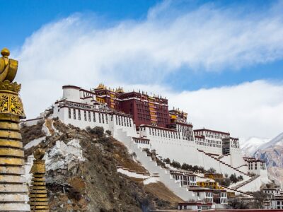 Lasha potala palace on the mountains, highest ancient palace in the world